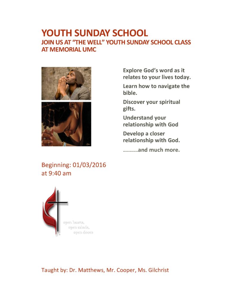 sunday school flyer