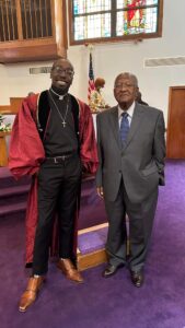 Rev Donnell with Rev Andrew Brown